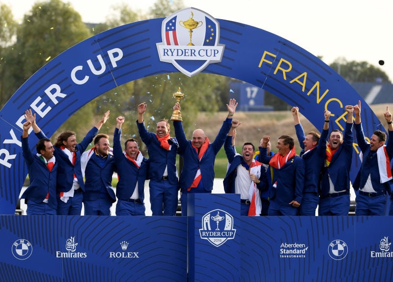 Europe's most recent win in the Ryder Cup came at France's Le Golf National course in 2018. Thomas Bjørn captained, with Italy's Francesco Molinari becoming the first European player to win all five of his matches. Europe won 17.5-10.5.