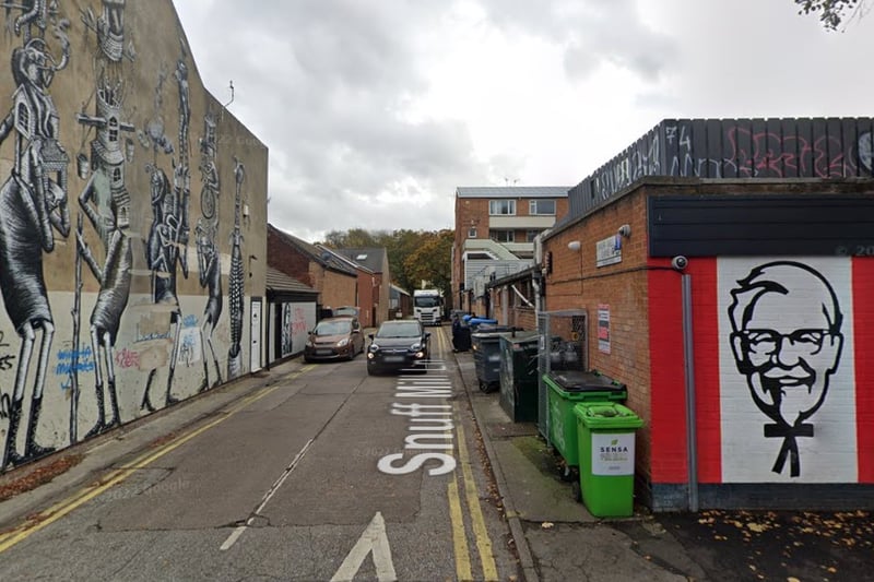 The second-highest number of reports of shoplifting offences in Sheffield in July 2023 were made in connection with incidents that took place on or near Snuff Mill Lane, Ecclesall, with 10
