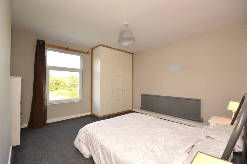 The master bedroom is as spacious, bright double.