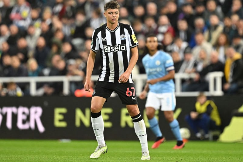 Thrown in at the deep end against last season’s treble winners. Withdraw at half-time as Newcastle failed to gain a foothold in midfield.  