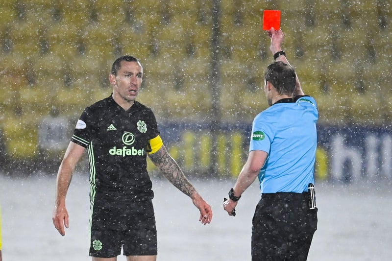 153 points: 126 yellow cards, 7 sending-offs.