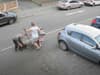 Sheffield dog attack video: Shocking footage shows mum protect pet and baby as Staffy attacks on Richmond Road