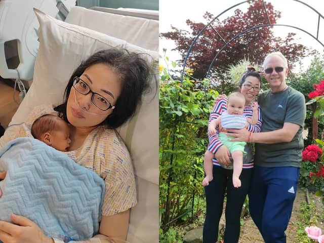 Li Li spent the first five months of her newborn's life in hospital