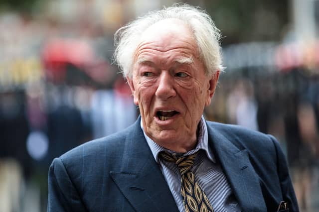 Michael Gambon was never short of something to say.