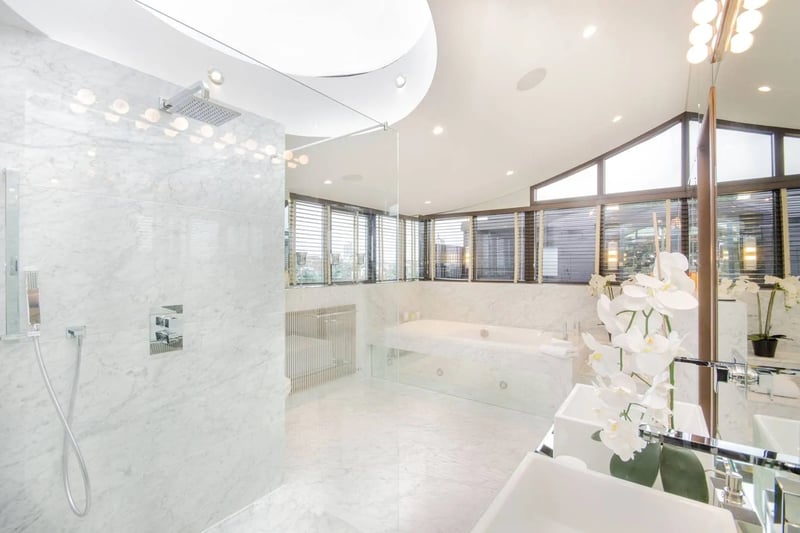One of the luxury bathrooms and wet rooms inside the property 