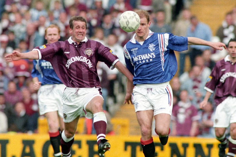 Scottish Cup final which saw Rangers dominate Hearts 5-1 to lift the trophy.