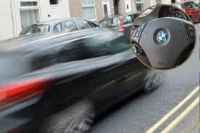 A BMW driver has been hit with a bill for £2,000 and a driving ban after being caught speeding again