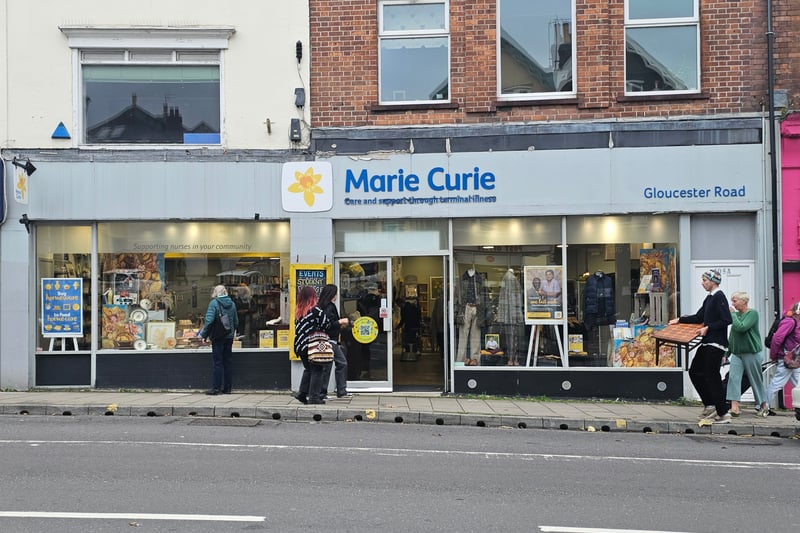 The Marie Curie shop on Gloucester Road is hugely popular with local residents and students.