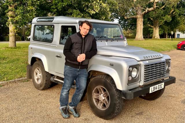 James Harrup-Brook says his Defender 90 is not a van - and a Traffic Penalty Tribunal adjudicator agrees.