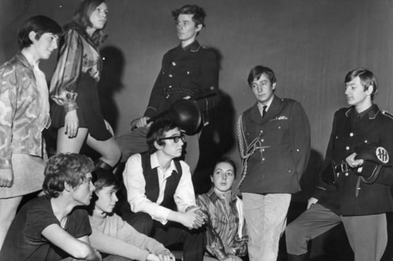 South Shields members of the cast of the National Youth Theatre's production of Julius Caesar in 1968. Photo: Shields Gazette