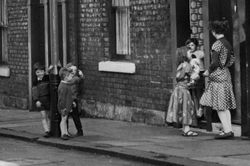 Playing out in Marsden Street in 1967. Photo: Shields Gazette