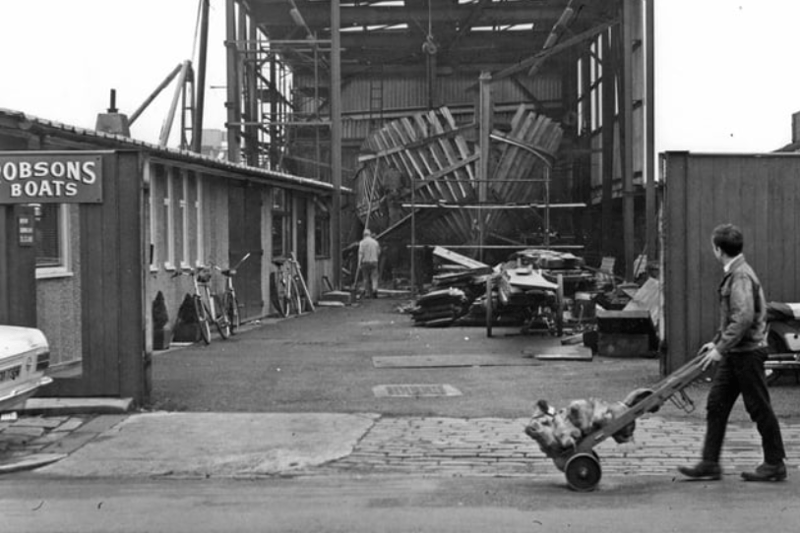 Robsons Boatbuilders in September 1969. Does this scene bring back memories? Photo: Shields Gazette