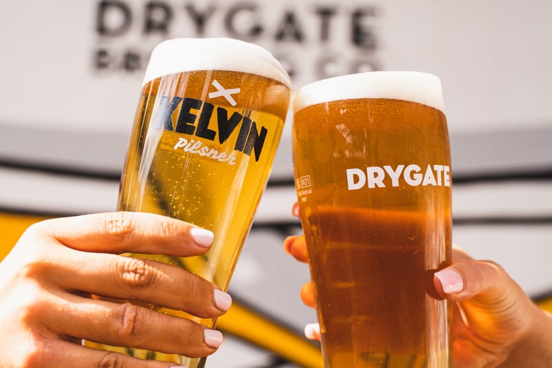With over 23 taps to choose from, Drygate has all sorts of beers to chose from. 