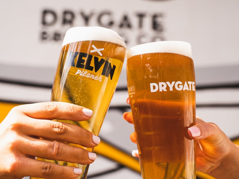 Drygate has been in operation since 2014 and is housed in a converted box factory which lies close to both Tennent’s Brewery and Glasgow Cathedral. You can take a tour of the brewery every Sunday, followed by a guided tasting of their 4 core range beers.