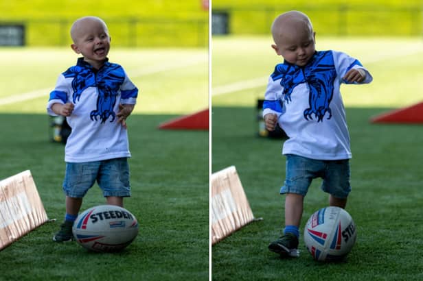 The family of three-year-old Ely Fearnley has received devastating news about his brain cancer. Photos courtesy of Alex Coleman.