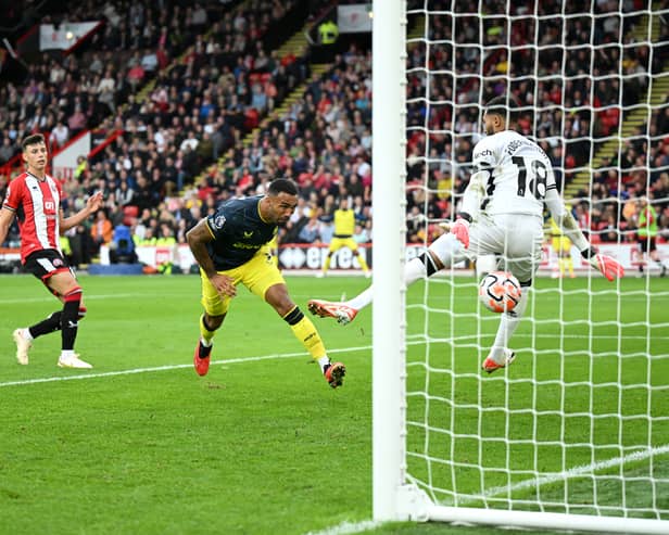 Callum Wilson nods home against Sheffield United (Image: Getty Images)