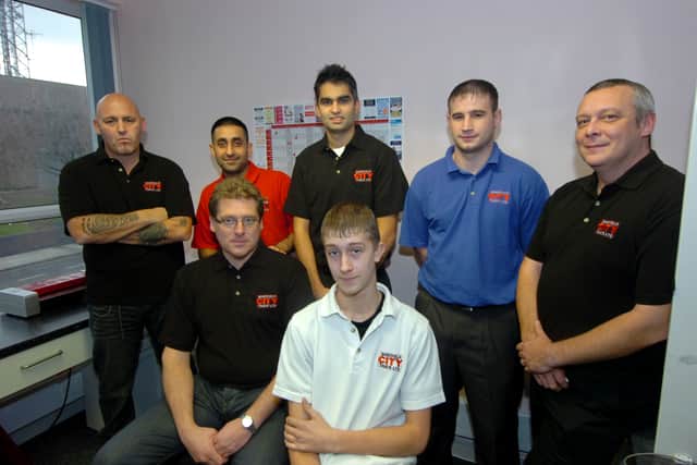 City Taxis in 2008. Arnie Singh is third from left, back row.