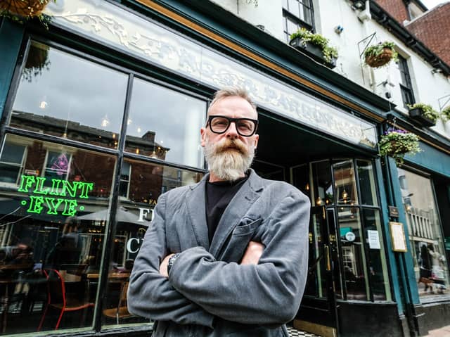 Nick Simmonite, landlord of the Frog & Parrot pub on Division Street in Sheffield city centre