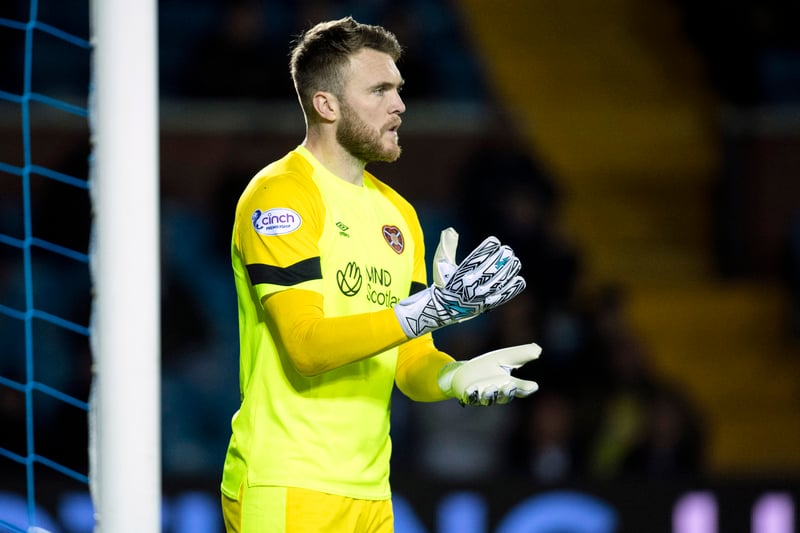 Hearts’ undisputed number one goalkeeper in the absence of Craig Gordon.