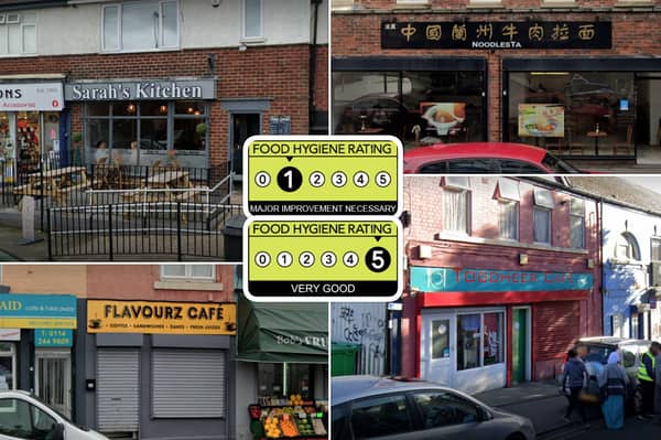 Many Sheffield food businesses have turned things around since they were handed a food hygiene rating of 1.