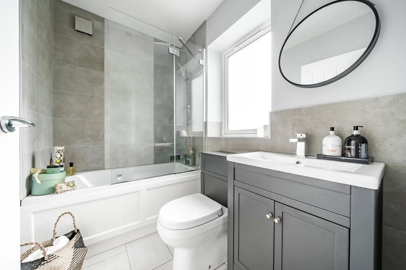 The property's modern bathroom. Picture courtesy of Ewemove Sales and Lettings