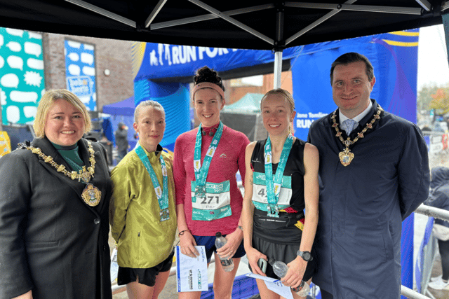 Many participants took to the streets of Bury for the Bury 10k