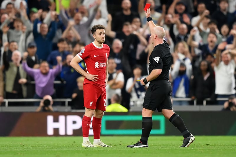 Received two yellow cards for Liverpool, which means he’ll miss the trip to Brighton on Sunday. However, Jota is available to feature against Union SG in the Europa League.