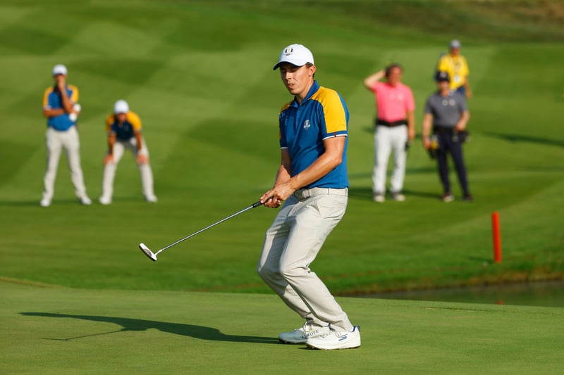 England's Matt Fitzpatrick earned 1 points from 3 matches.