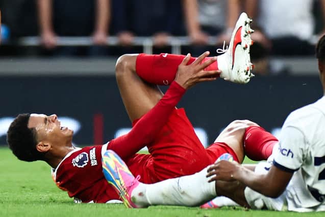 Liverpool injury list. Picture: HENRY NICHOLLS/AFP via Getty Images