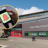 Pictures began to circulate on Snapchat, and other social media sites, purporting to show an individual wearing a balaclava and armed with a machete who had made it onto the grounds of Forge Valley School in Stannington, Sheffield