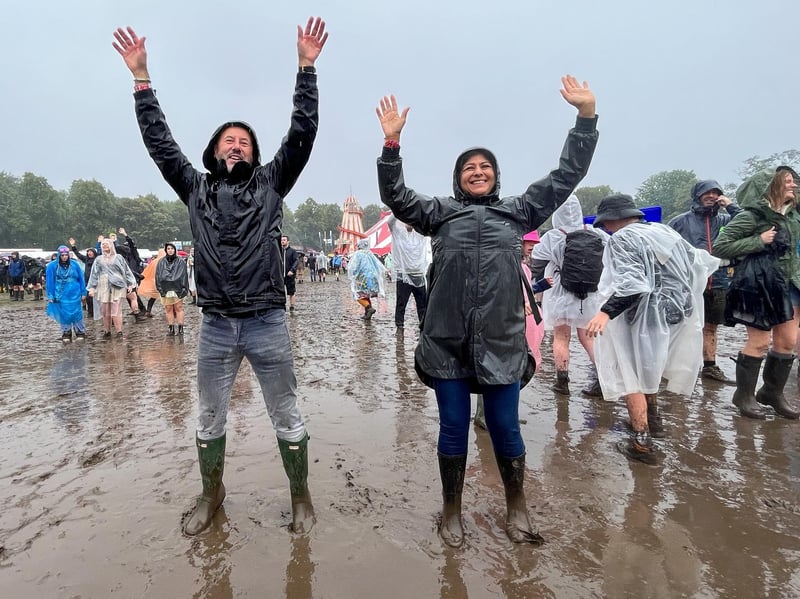 It was a mud bath. It took months to repair Hillsborough Park after tramlines, but readers still loved the photos of festival-goers partying in the very, very soggy mud. (Photo courtesy of Dean Atkins)