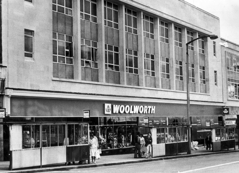 The newly refurbished Woolworth store on The Moor, Sheffield, in 1978