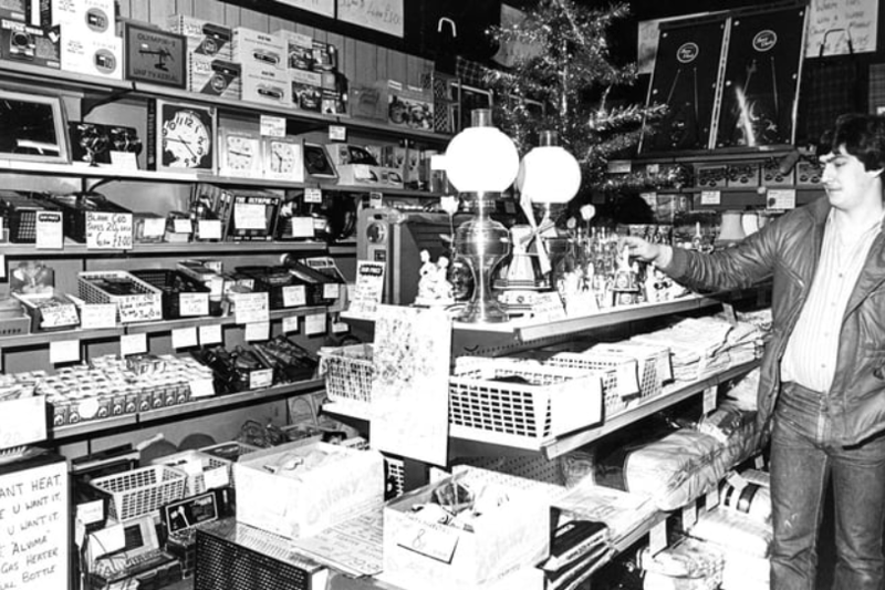 The Buyproducts store got our photographer’s attention in this 1982 scene. Photo: Shields Gazette
