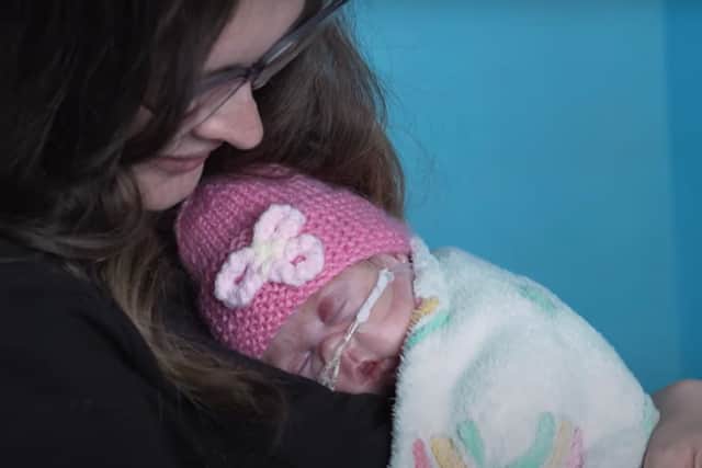 Beth and James Selvey's baby, Iris, weighed just 650 grams when she was born. Beth says it's important for the space to feel as comforting and homely as possible.