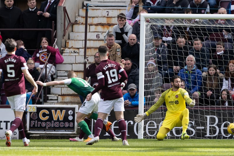 Andrew Halliday scored a brace with Stephen Kingsley also finding the net to give the home side the win over Hibs. 