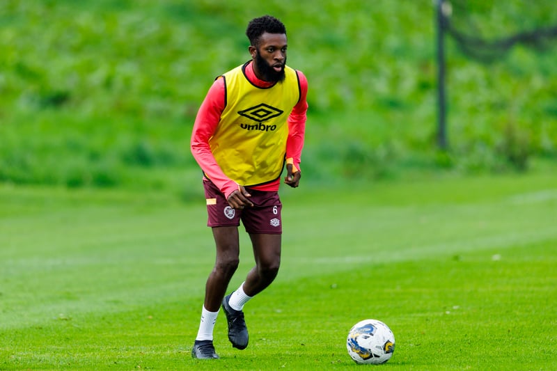 Doubt - The Congolese footballer missed last week’s match-up due to an illness but is expected to be fit to take on Hibs.
