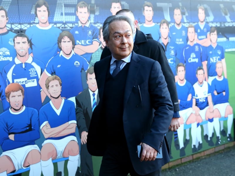 Current Everton owner Farhad Moshiri has a reported net worth of $2.8 billion.