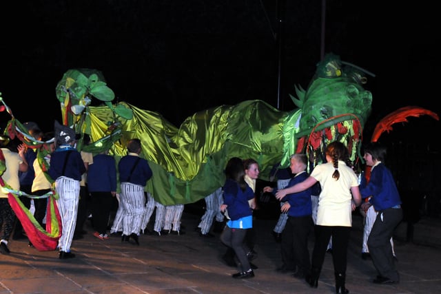 The parade and entertainment starring pupils from New Penshaw Primary School in 2011.
