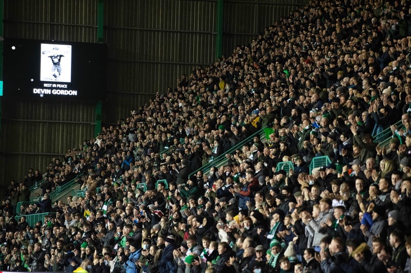 20,419 Hibs and Hearts fans took to Easter Road for a 0-0 draw.
