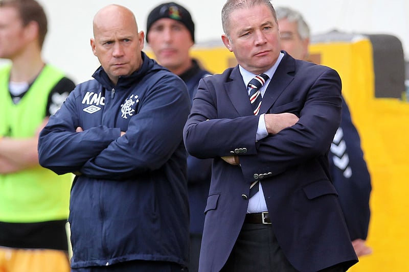 It was a short and unsuccessful spell for the former Rangers coach who won just three of his 10 games in charge.
