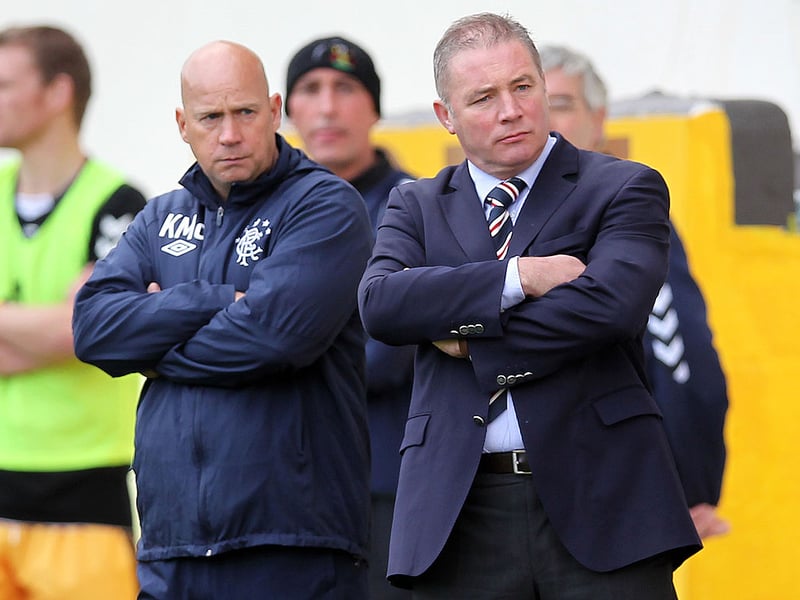 It was a short and unsuccessful spell for the former Rangers coach who won just three of his 10 games in charge.