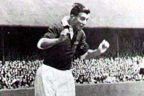 Hearts’ Wardhaugh scored 14 goals against Hibs during his 13 year career at Tynecastle from 1946-1959.
