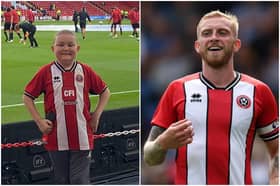 James Hawke woke up on his 10th birthday this week to a surprise video from his favourite Sheffield United player, Oli McBurnie.