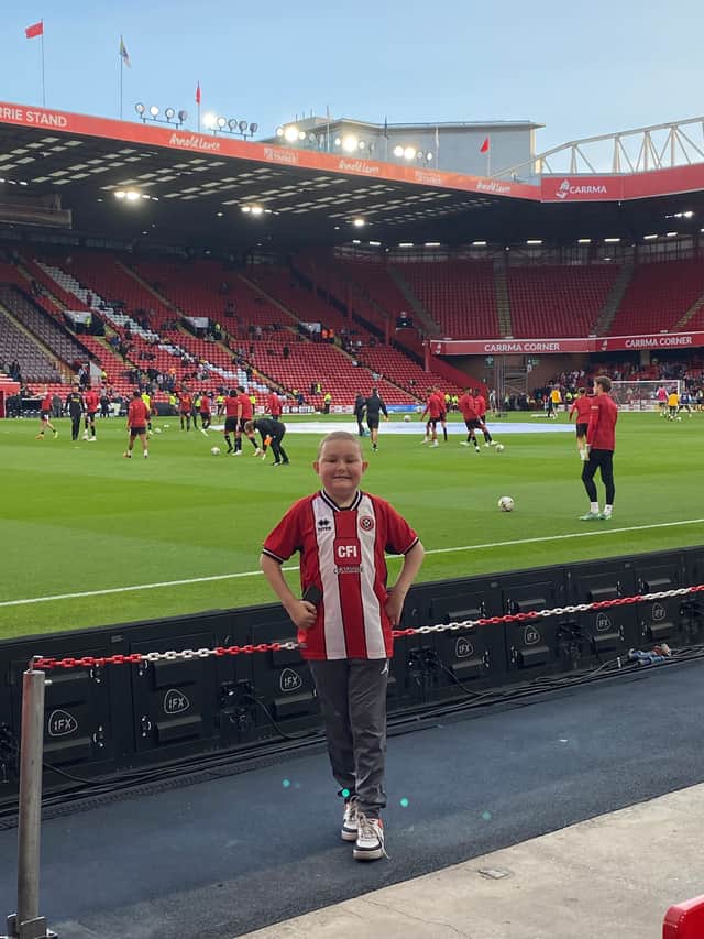 James Hawke has been battling leukaemia since January 2023 and woke up on his 10th birthday to a get well soon message from his favourite Sheffield United player, Oli McBurnie.
