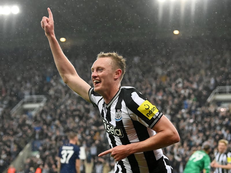 From one Geordie to another, a goal to remember. Swept up a lot in the midfield. A relentless presence.