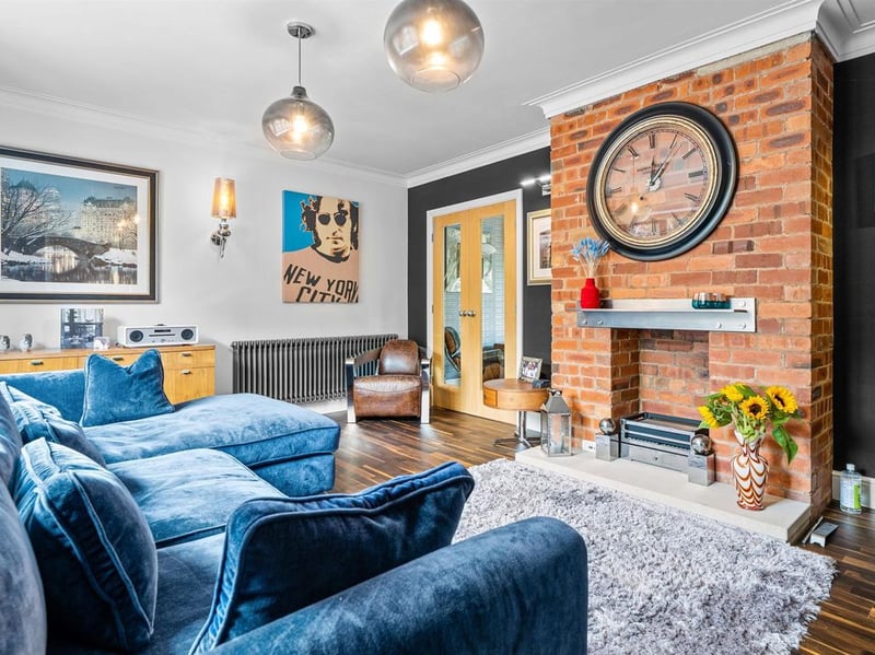 This bright lounge is at the front of the property. (Photo courtesy of Zoopla)