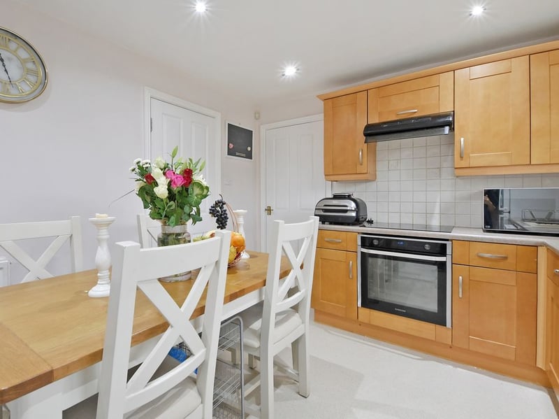 The dining/kitchen has space for a fridge freezer and dishwasher to be fitted. (Photo courtesy of Zoopla)