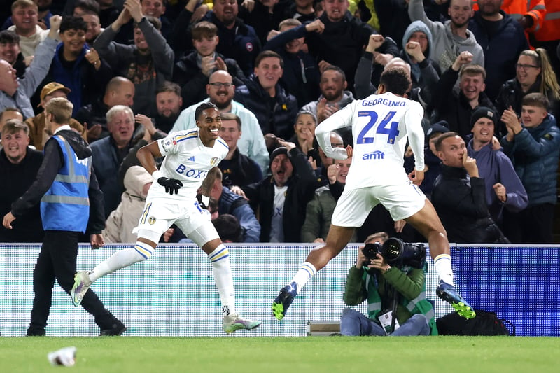 Scored the vital goal to earn Leeds three points at Elland Road. 