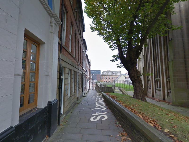 The joint eleventh-highest number of reports of offences that took place in Sheffield in August 2023 were made in connection with incidents that took place on or near St James Road, Sheffield city centre, with 14