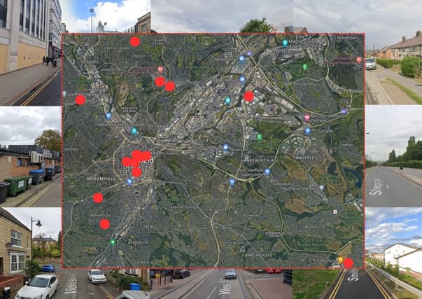 Here are Sheffield's 14 most crime-plagued streets, according to recently-released police data